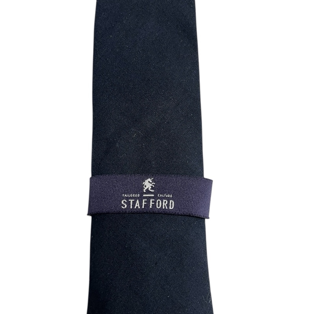 Stafford Classic Black Men's Tie